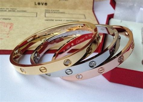 bracelets similar to cartier love|Cartier Love Bracelet knock off.